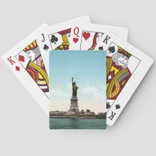 America Statue of Liberty, vintage 1920s New York Playing Cards