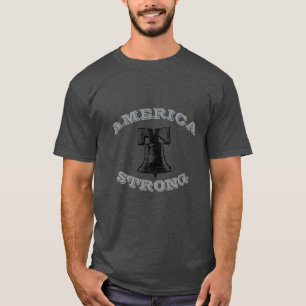 America Strong Liberty Bell T-Shirt