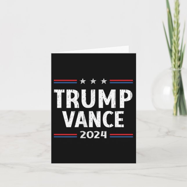 America Take America Back Trump Vance 2024 Vice Card (Front)