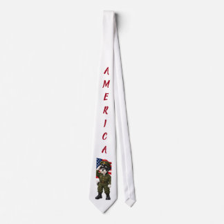 America Terrier Salute Tie