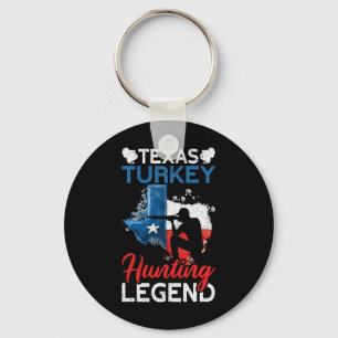 America Texas Turkey Hunting Legend Funny Turkey H Key Ring