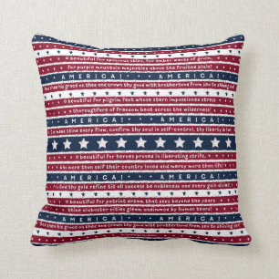 America the Beautiful Cushion