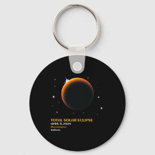 America Totality 04 08 24 Total Solar Eclipse 2024 Key Ring