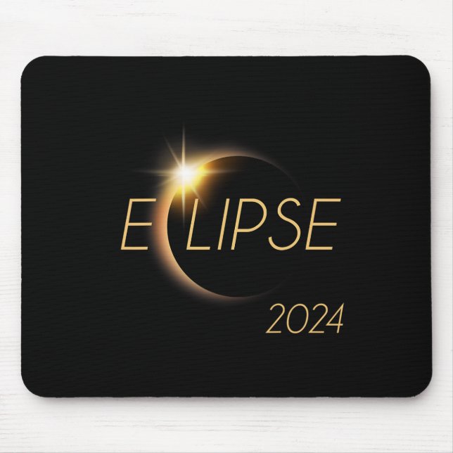 America Totality 04 08 24 Total Solar Eclipse 2024 Mouse Mat (Front)