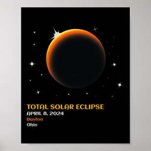 America Totality 04 08 24 Total Solar Eclipse 2024 Poster