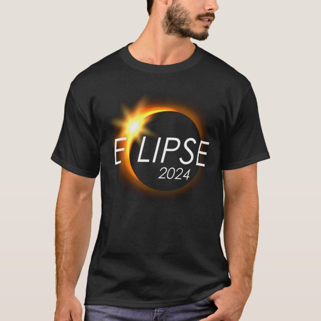 America Totality 04 08 24 Total Solar Eclipse 2024 T-Shirt (Front)