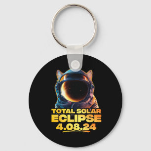 America Totality 4.08.24 Total Solar Eclipse Cat 2 Key Ring