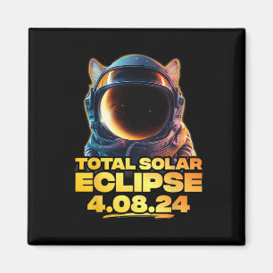America Totality 4.08.24 Total Solar Eclipse Cat 2 Magnet
