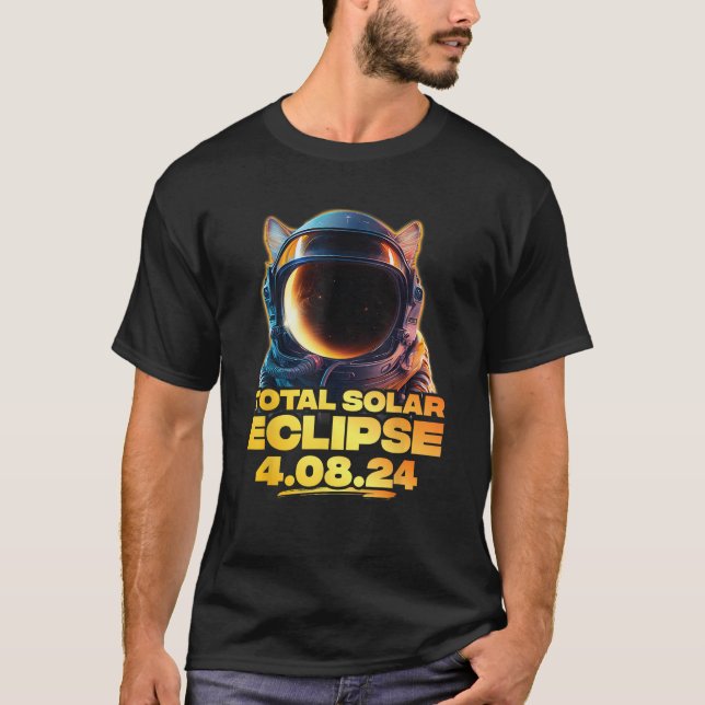 America Totality 4 08 24 Total Solar Eclipse Cat 2 T-Shirt (Front)