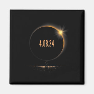 America Totality Spring 4.08.24 Total Solar Eclips Magnet