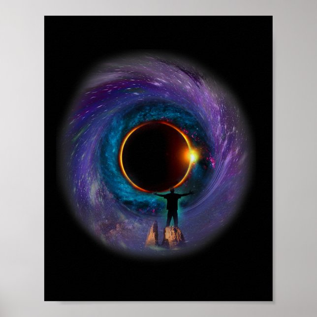 America Totality Spring 4.08.24 Total Solar Eclips Poster (Front)