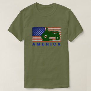AMERICA -Tractor FLAG-G T-Shirt
