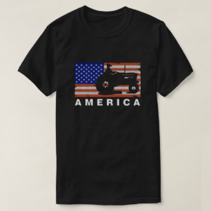 AMERICA -Tractor FLAG T-Shirt