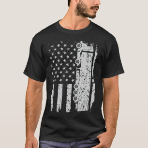 America truck bisexual funny pig gifts  T-Shirt