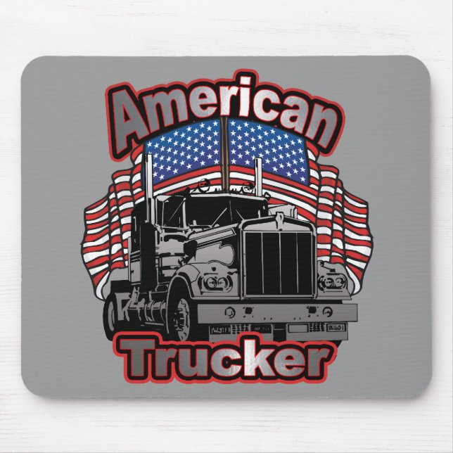 America Trucker Mouse Mat (Front)