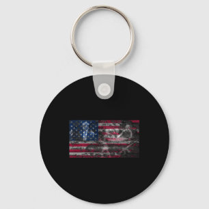 America Trump 2a Guns God Country Bible Cross Key Ring
