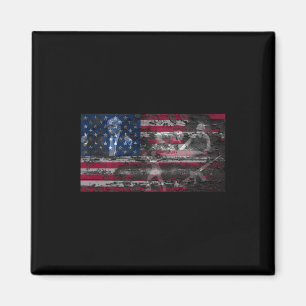 America Trump 2a Guns God Country Bible Cross Magnet
