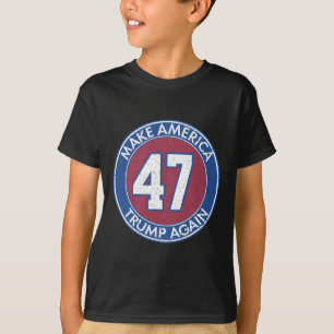 America Trump Again 47  T-Shirt