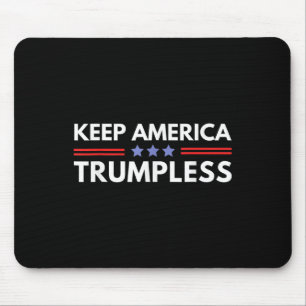 America Trumpless Funny Anti Trump 2024 Pro Democr Mouse Mat