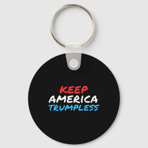 America Trumpless Funny Anti-trump Apparel  Key Ring
