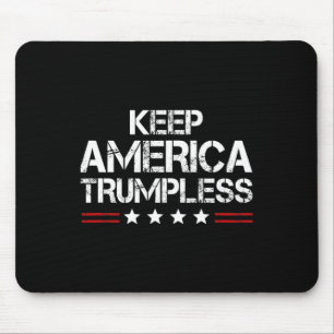 America Trumpless - Funny Anti Trump Mens & Wo Mouse Mat