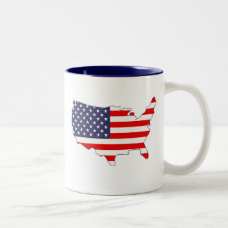 America Two-Tone Coffee Mug