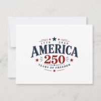 America USA 250th, 250 Years of Freedom