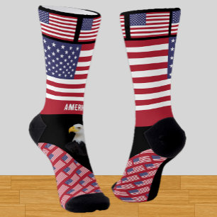 America / USA, fashion, American flag, patriotic Socks