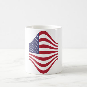 America USA Flag Coffee Mug