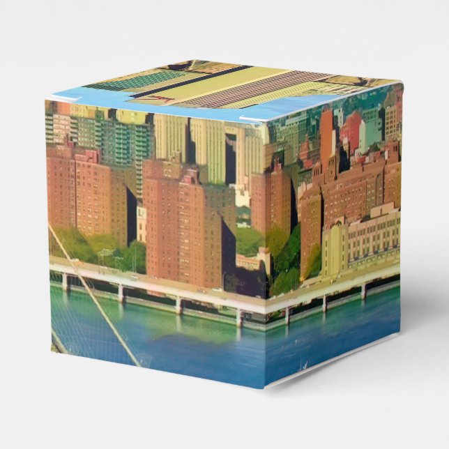 America - USA - New York - NYC Brooklyn - Bridge Favour Box (Front Side)