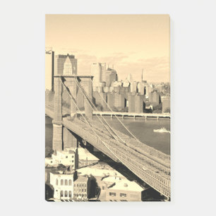 America - USA - New York - NYC Brooklyn - Bridge Post-it Notes