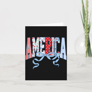 America USA United States 4th of July 1776 Card