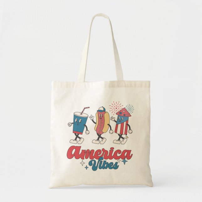 America Vibes Tote Bag (Front)