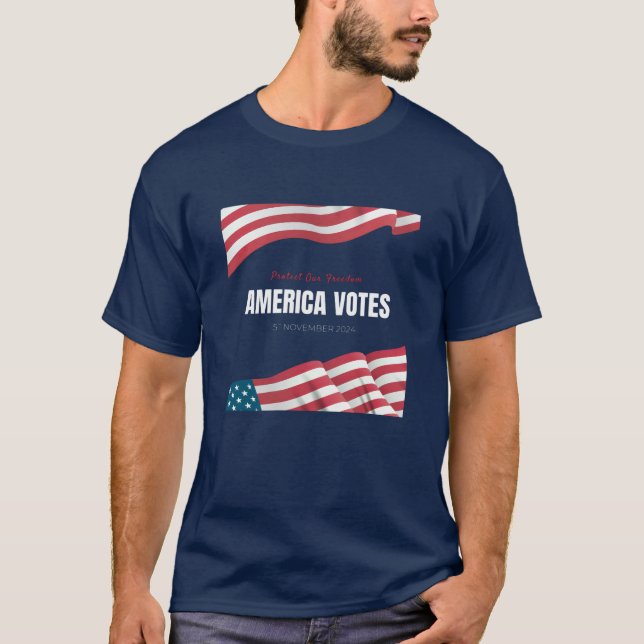 America Votes 2024 T-Shirt (Front)