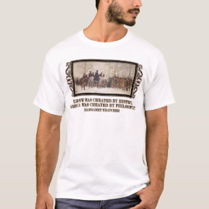 America Was Created by Philosophy lights T-Shirt