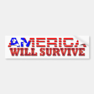 America Will Survive Bumper Sticker