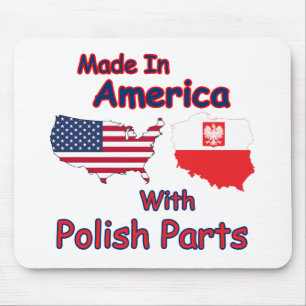 America With Polish Parts Mouse Mat