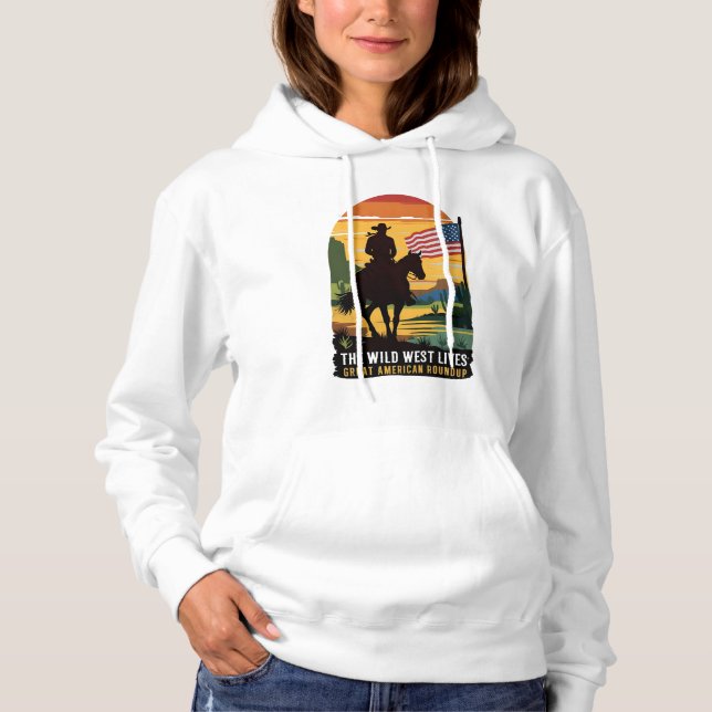 america womens shirts,	 american woman shirt, west hoodie (Front)