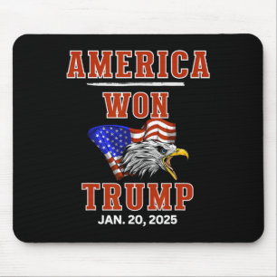 America Won Trump Won We The People Have Had Enoug Mouse Mat