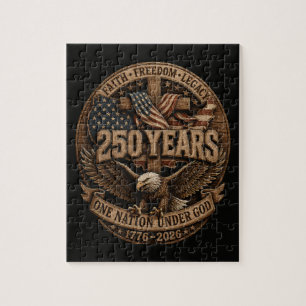 American 1776 2026 250th 4th July Independence Day Jigsaw Puzzle