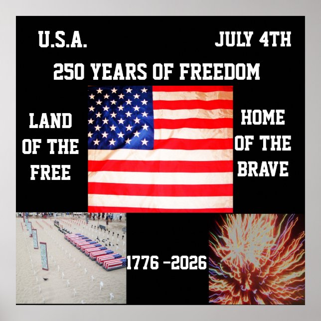 AMERICAN 250 YEARS OF FREEDOM poster (Front)
