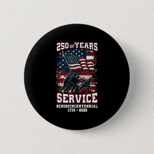 American 250th Anniversary Celebration 250 Years U 6 Cm Round Badge