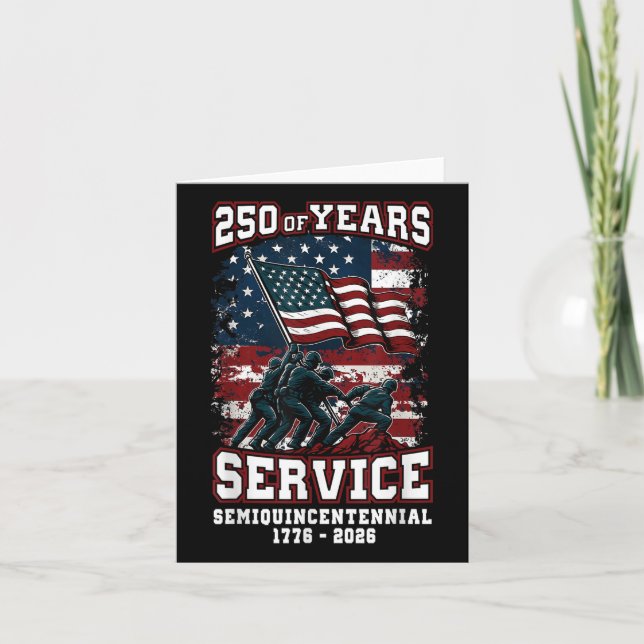 American 250th Anniversary Celebration 250 Years U Card (Front)