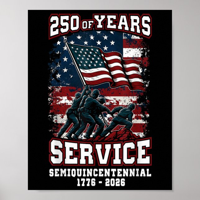American 250th Anniversary Celebration 250 Years U Poster (Front)