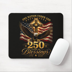 American 250th Anniversary Patriotic USA 4th July Mouse Mat