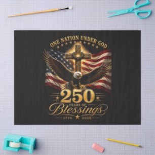 American 250th Anniversary Patriotic USA 4th July Tissue Paper