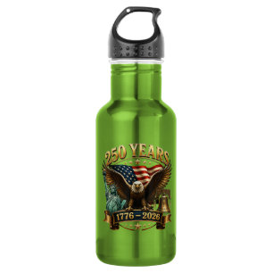 American 250th Anniversary USA Patriotic 4th July 532 Ml Water Bottle