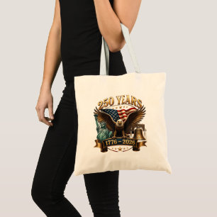 American 250th Anniversary USA Patriotic 4th July Tote Bag