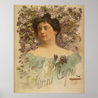 American actress Georgia Eva Cayvan Poster