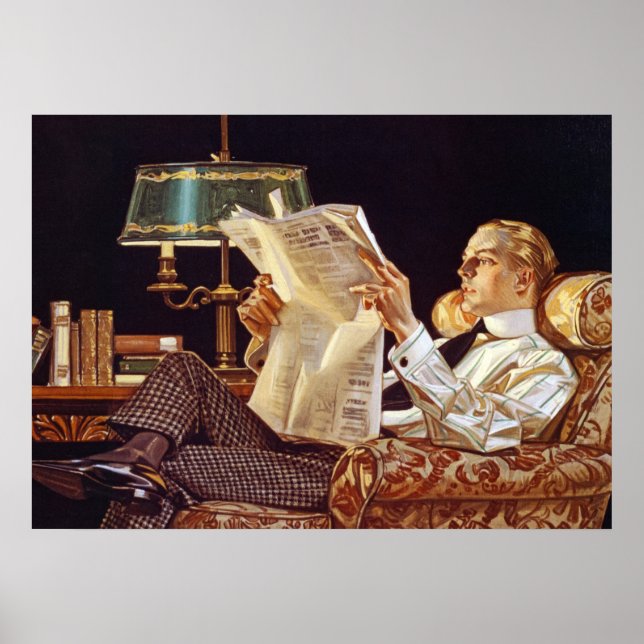 American Advertisement, Arrow shirt Collars, 1914 Poster (Front)